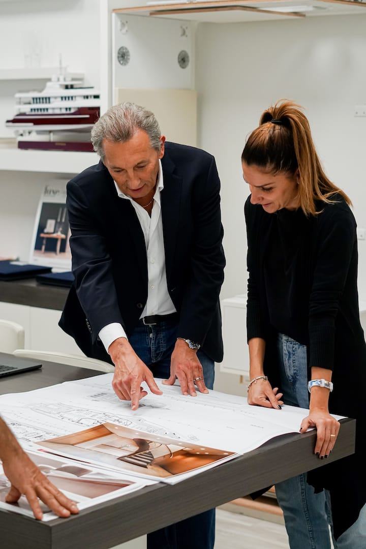 Roberto Lottini and Alice Beldramme of Genesis Interiors