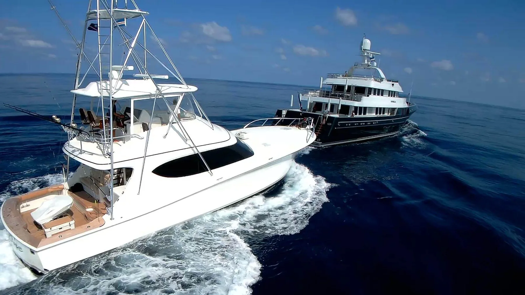 Cheoy Lee yachts at sea