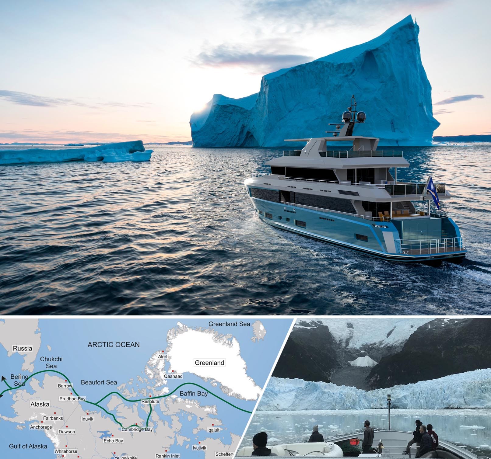 The success of difficult passages lies in having a ruggedly built and well-equipped yacht, 
preparedness and the Captain's  knowledge