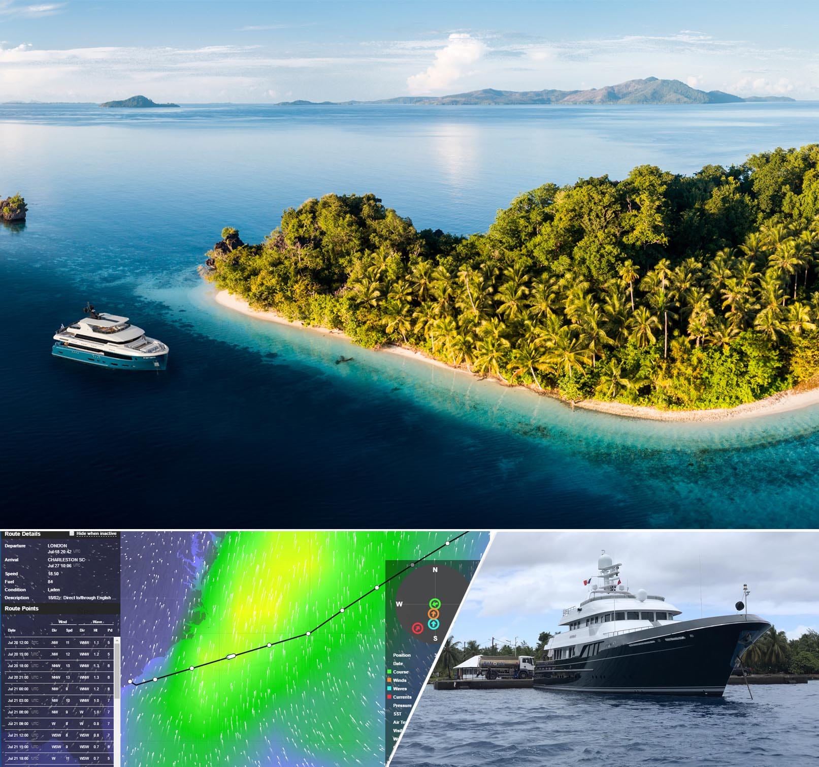 The availability and accuracy of today's weather forecasting services makes it easier
 for captains to avoid dangerous sea conditions and storms