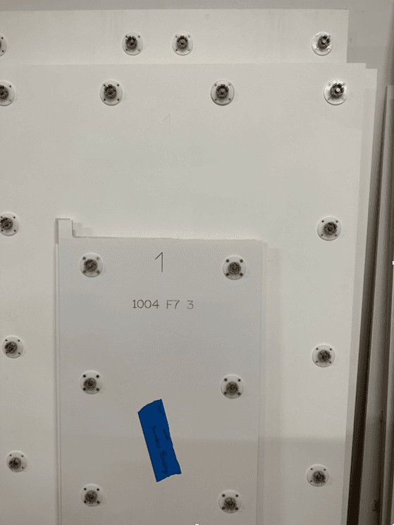 Example of a Fit-Lock panel