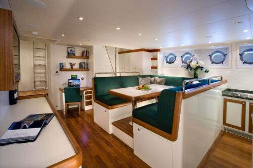 modern yacht hull