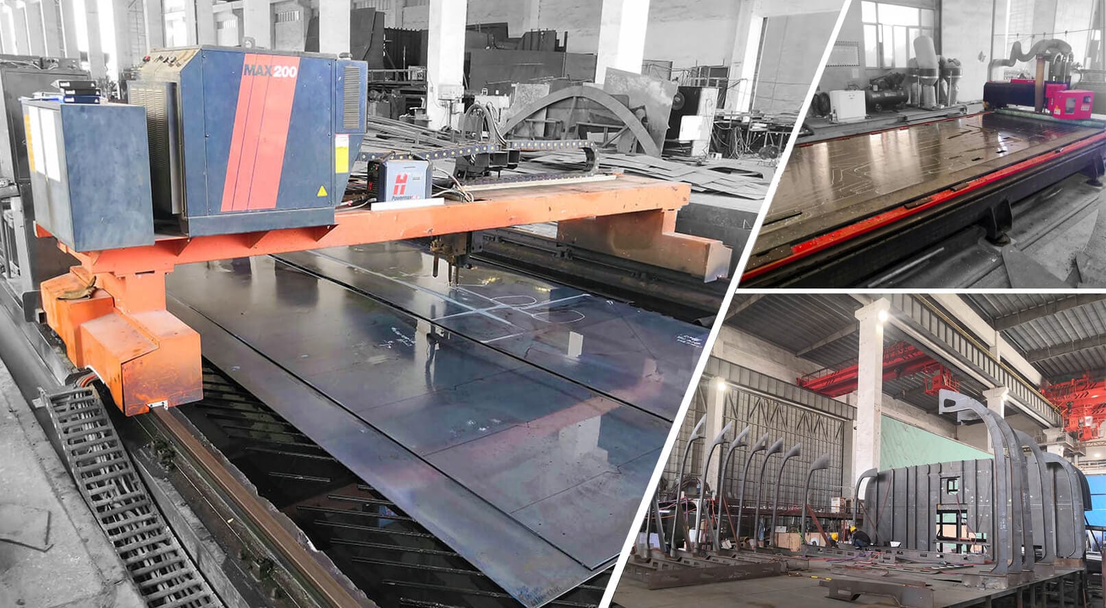 steel hull yacht construction CNC Machine