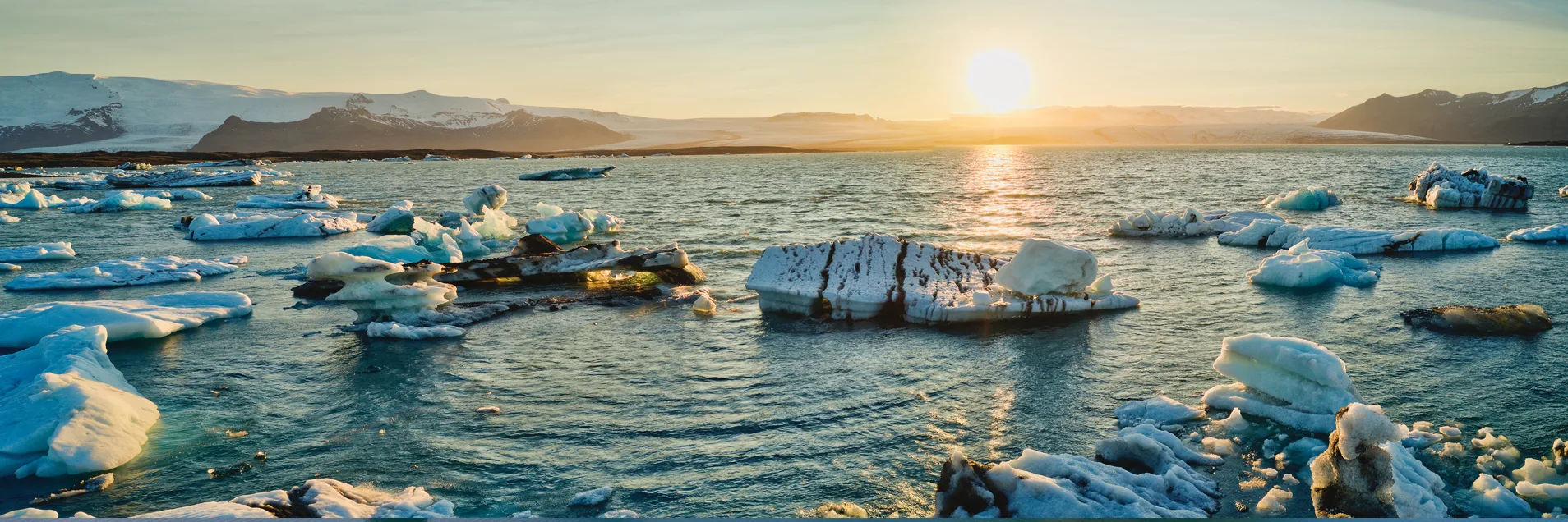 Alaska luxury cruise travel panoramic. Scenery landscape panorama with humpback whale composite breaching out of waters on glacier bay background.